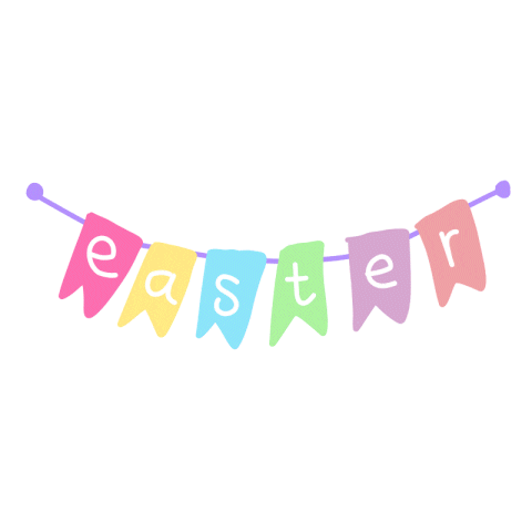 Easter Sunday Kids Sticker