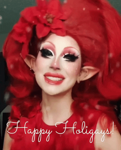 VenusEnvyDrag christmas merry christmas holidays drag GIF
