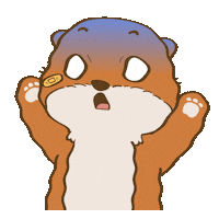 Shock Omg Sticker by Otah & Friends