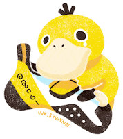 inksbywynn pokemon duck climbing climb Sticker