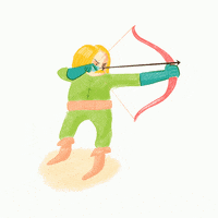 kristmmm arrow hit bow archer GIF