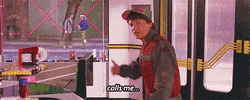 back to the future nobody calls me chicken GIF