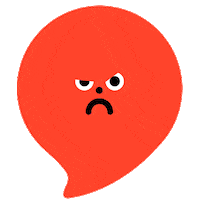 Sad Face Sticker