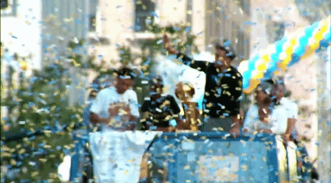 waving golden state warriors GIF