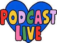 We Live Podcast Sticker by Poppy Deyes
