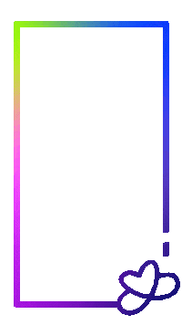 Rainbow Border Sticker by Unitea Music