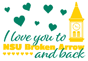 Broken Arrow Love Sticker by Northeastern State University
