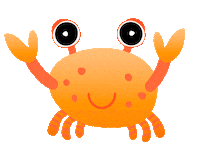 Crab Sticker by AQUAEL