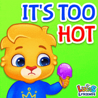 Melting Ice Cream GIF by Lucas and Friends by RV AppStudios
