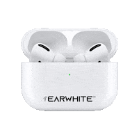 earwhite music cool white sound Sticker