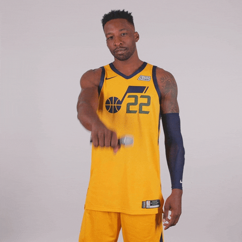 Jeff Green Mic Drop GIF by Utah Jazz