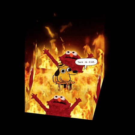 This Is Fine GIF by PERFECTL00P