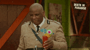 deathinparadiseofficial drinks cocktail booze death in paradise GIF