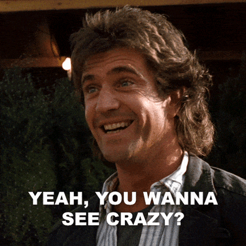 Im Crazy Lethal Weapon GIF by Chris Cimino