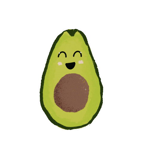 SchNaomi avocado happyavocado flawsomely Sticker