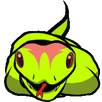 Snake Jungle Sticker