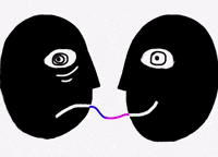 Disagree Happy Sad GIF by Barbara Pozzi