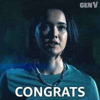 Congrats Gen V GIF by Amazon Prime Video