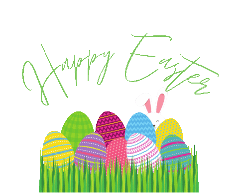 Happy Easter Bunny Sticker by MOLLIE