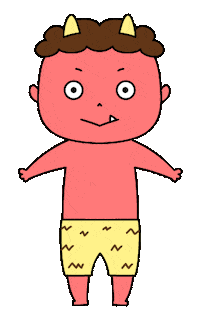 Happy Illustration Sticker