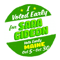Vote Early Senate Race Sticker by Creative Courage