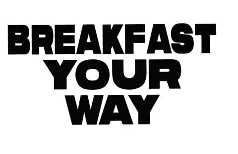 Breakfast Your Way Sticker by Griddle