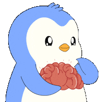 Think I Got It Sticker by Pudgy Penguins