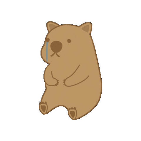 unswwit sad cry willow wit Sticker
