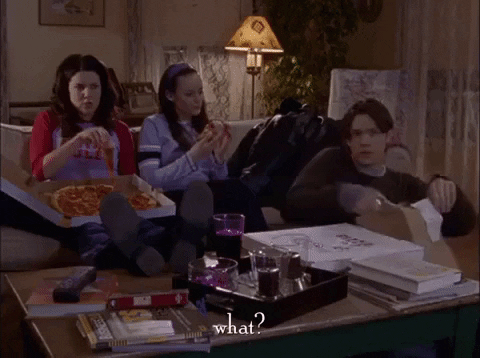 season 1 eating GIF by Gilmore Girls 