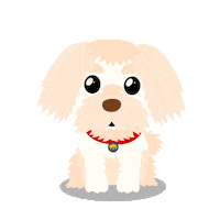 Happy Puppy Sticker by Gofourward