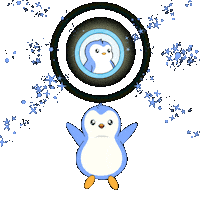 Crypto Penguin Sticker by Pudgy Penguins