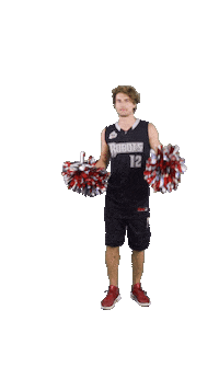 acslsports basketball cheers hey pose Sticker