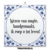 Wonder Nl Sticker by Tegelspreuken.nl