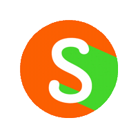 Orange Abc Sticker