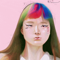 Girl Illustration GIF