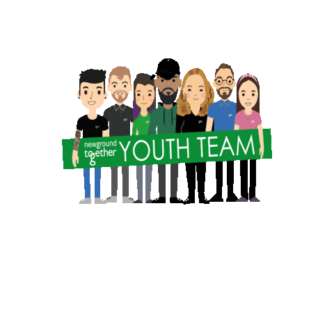 Newground_Together giphygifmaker Sticker