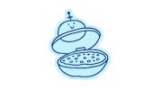 Pizza Pizza Sticker Sticker by StellarPizza