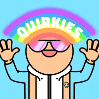 Rainbow Vibes GIF by Quirkies