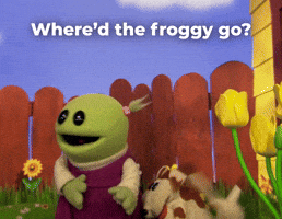 Where'd the froggy go?