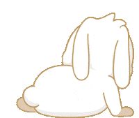 Bunny 貓 Sticker by EVANS艾特兔