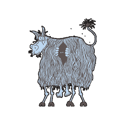 Fruit Bats Creature Sticker by Merge Records