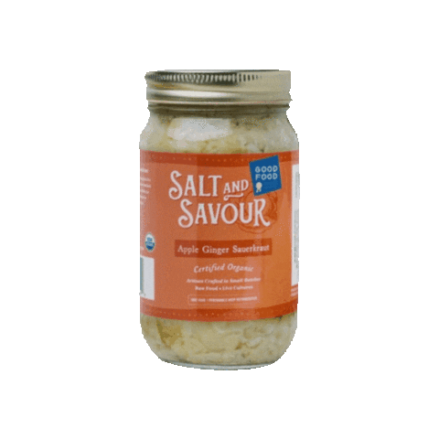 SaltAndSavour giphygifmaker sauerkraut kraut award winning Sticker