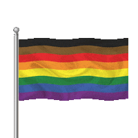 Rainbow Gay Sticker by David Rielly-MacLellan