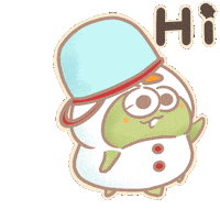 Christmas Hello Sticker