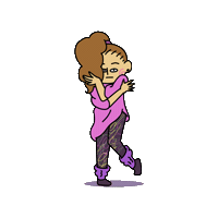 Girl Pose Sticker