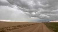 Severe Storms Produce Dark Clouds and Large Hail Across Northern Colorado