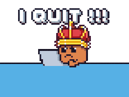Frustrated Pixel Art Sticker by Potatozzz by 9GAG