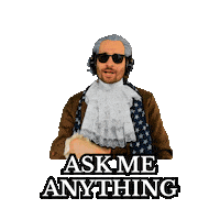 Inquire Ask Me Sticker