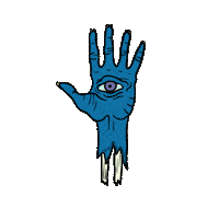 awesome rock on Sticker by Caleb Linden Design