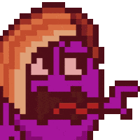 Angry Pixel Art Sticker by Potatozzz by 9GAG